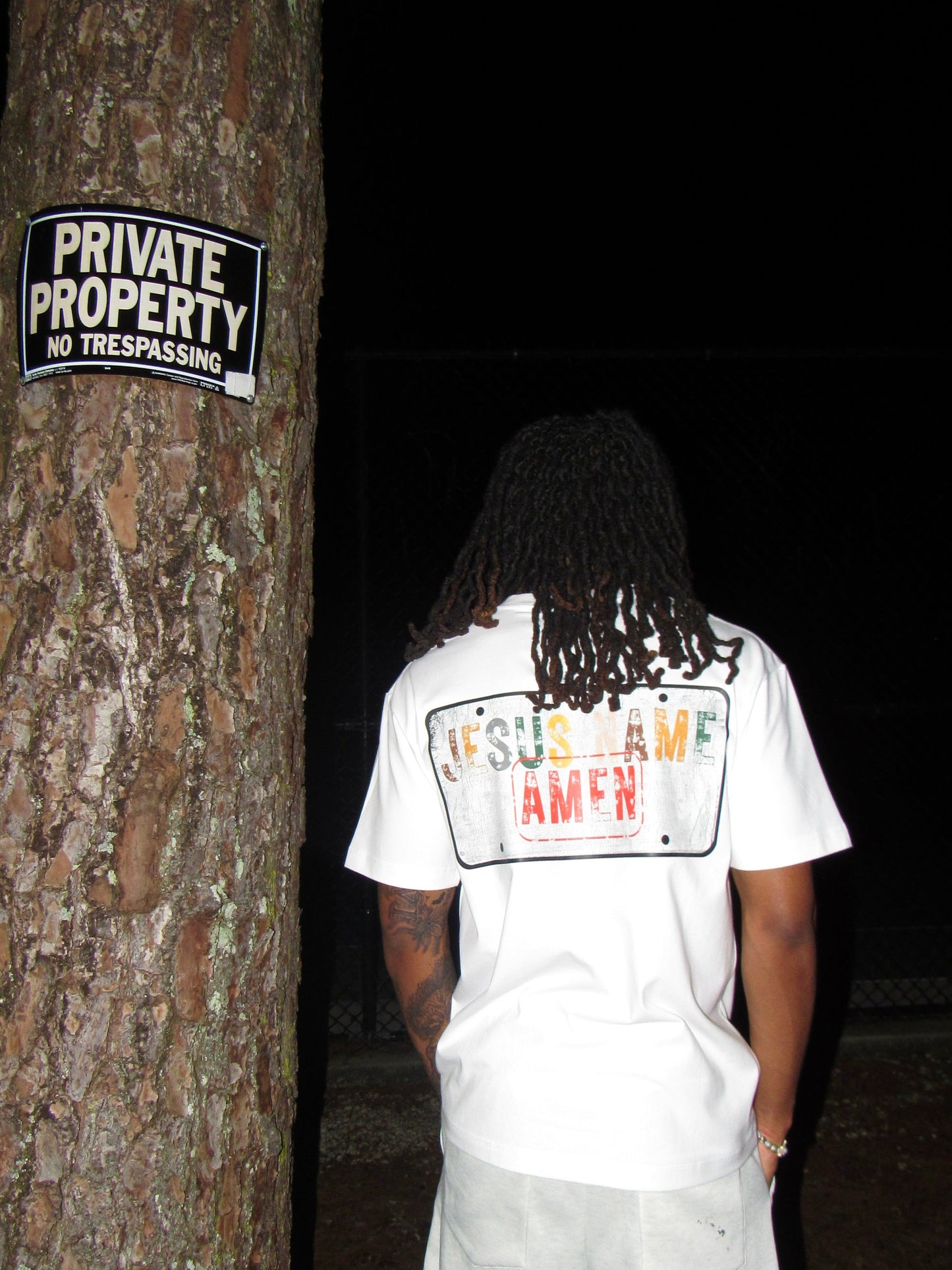 'Christ is Lord' License Plate Tee