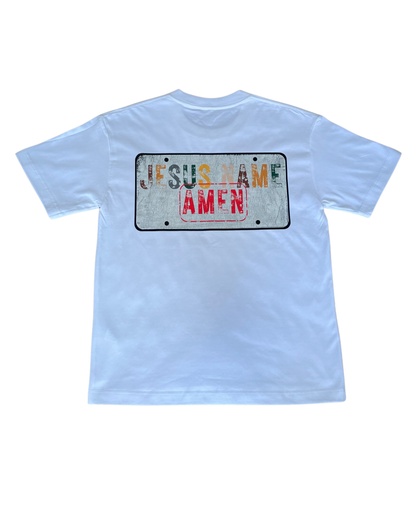 'Christ is Lord' License Plate Tee
