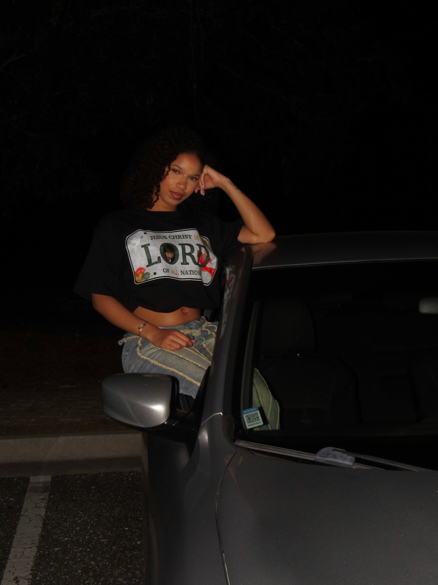 'Christ is Lord' License Plate Tee